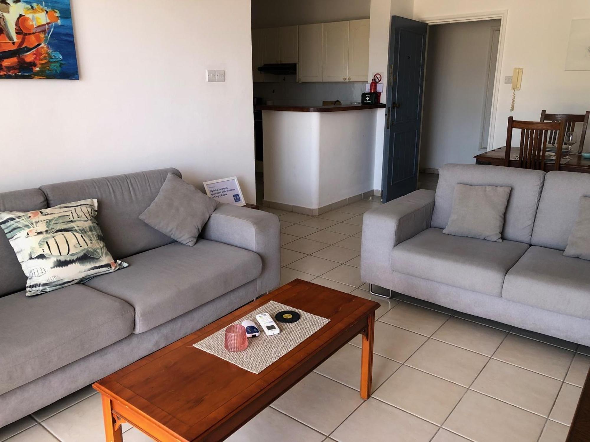 Kings Palace - Stylish 2 Bed Apartment With Sea Views Paphos Exteriör bild